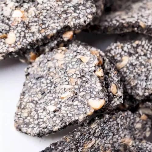 純手作無麩質黑芝麻花生酥餅